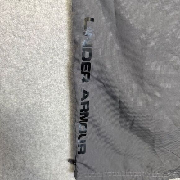 Vintage Under Armour Men's Size Large Heat Gear Grey Ankle Length Pants Athletic - Picture 10 of 12